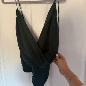 Issey Miyake Dark Green Women's Bodysuit